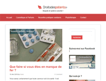 Tablet Screenshot of droitsdespatients.fr